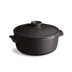 Emile Henry Round Stewpot 5.3l Charcoal